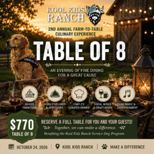 2nd Annual Farm-To-Table Culinary Experience - Table of 8